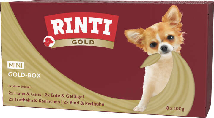 RINTI Hunde-Nassfutter Gold mini Goldbox